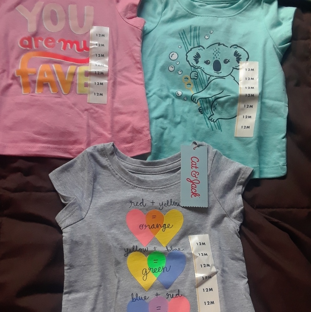 Girls 12M shirt bundle
